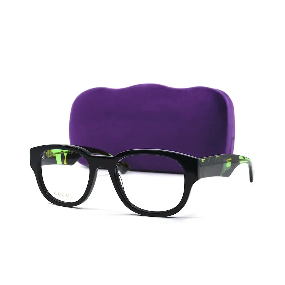 GUCCI GG1429O 003 BLACK GREEN AUTHENTIC EYEGLASSES FRAME